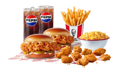 2 Sandwiches + 10 Nuggets