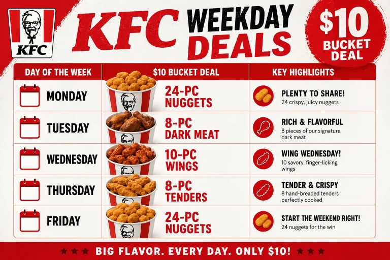 KFC Weekday Deals