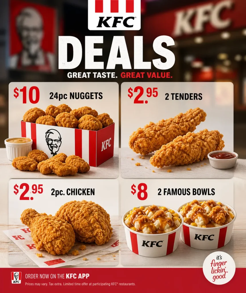 Latest KFC Deals