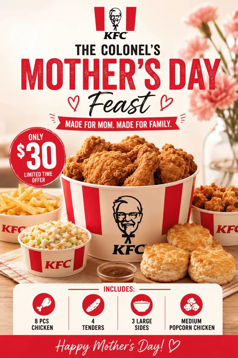 kfc mothers day deals
