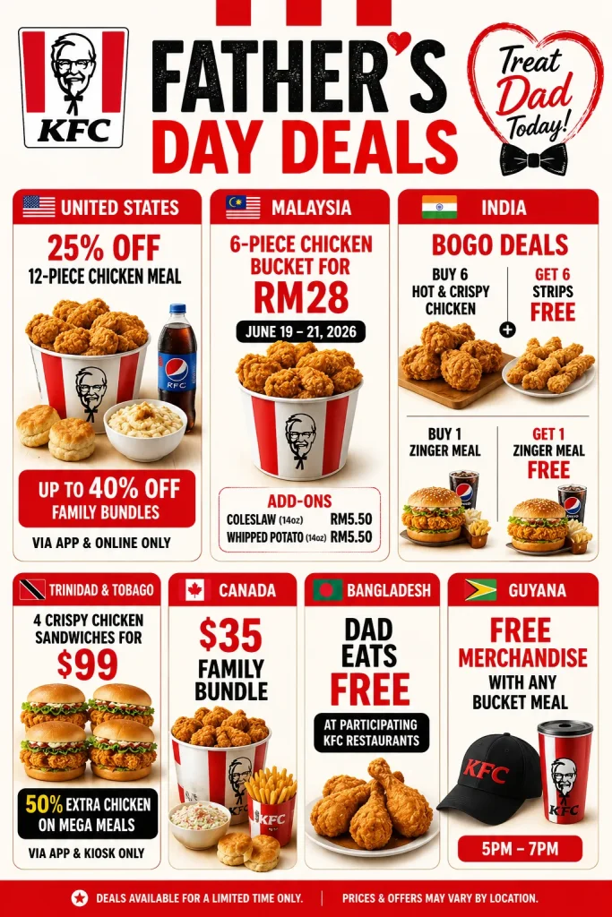 KFC Father’s Day Offers