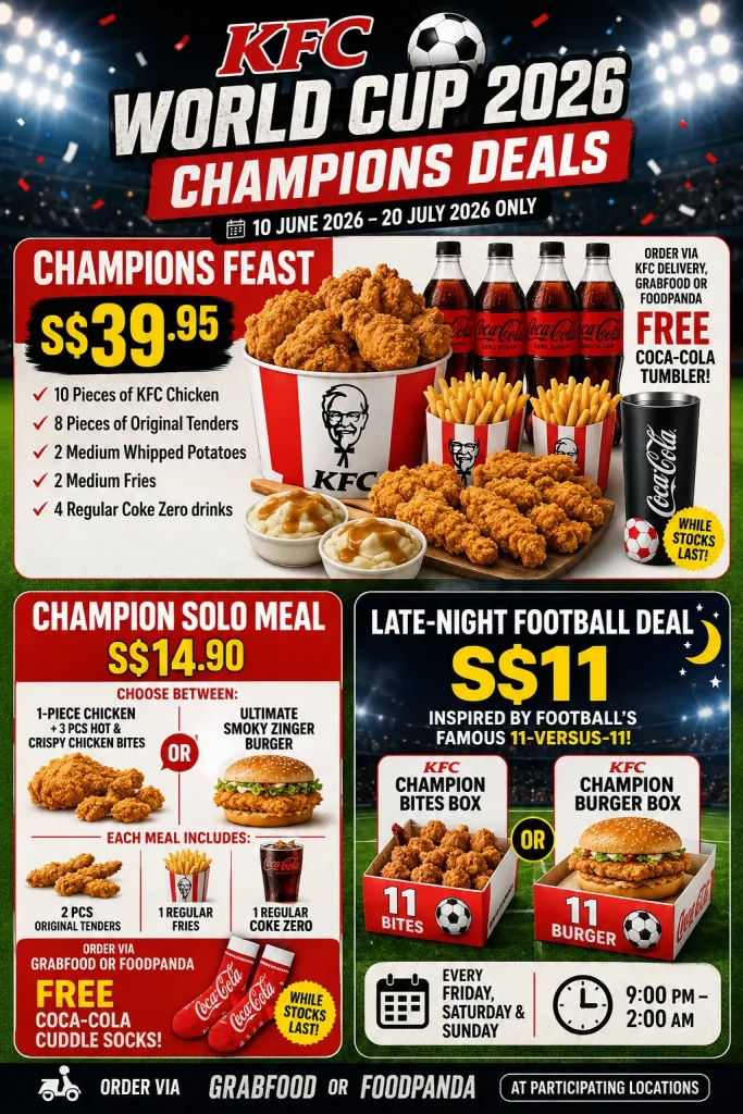 KFC World Cup 2026 Deals